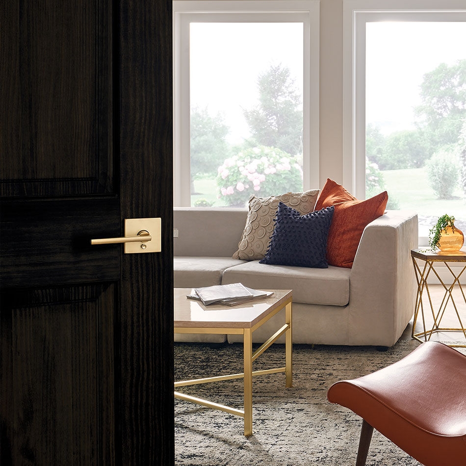 dual function privacy and passage door lever