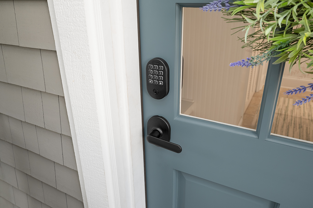 Schlage Arrive smart keypad lock in matte black