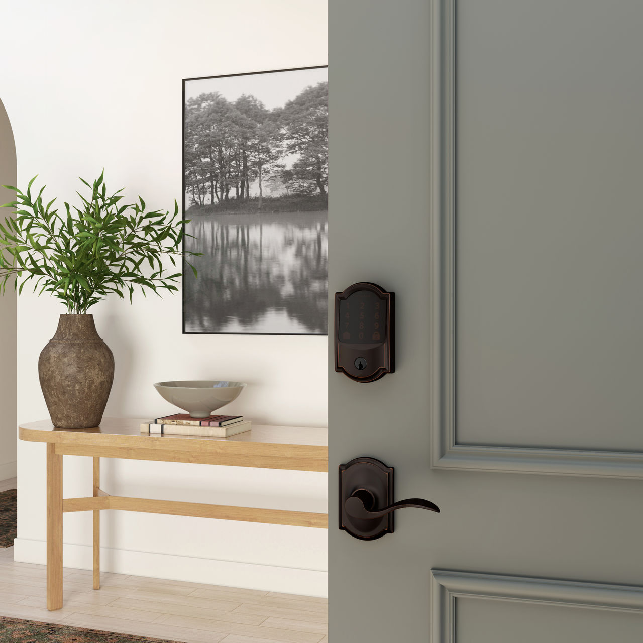 Schlage Encode™ Smart WiFi Deadbolt with Camelot Trim