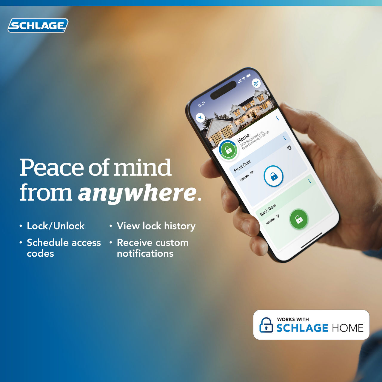 Schlage Encode Plus™ Smart WiFi Deadbolt with Century Trim