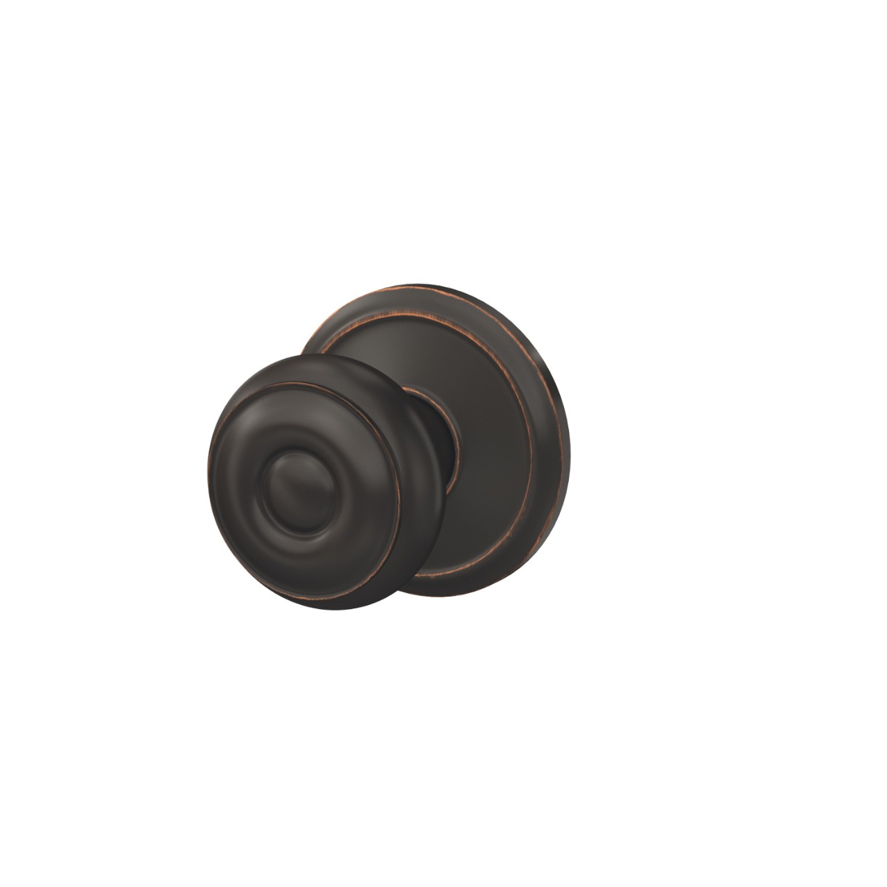 Custom Georgian Knob Combined Interior Hall-Closet and Bed-Bath Lock