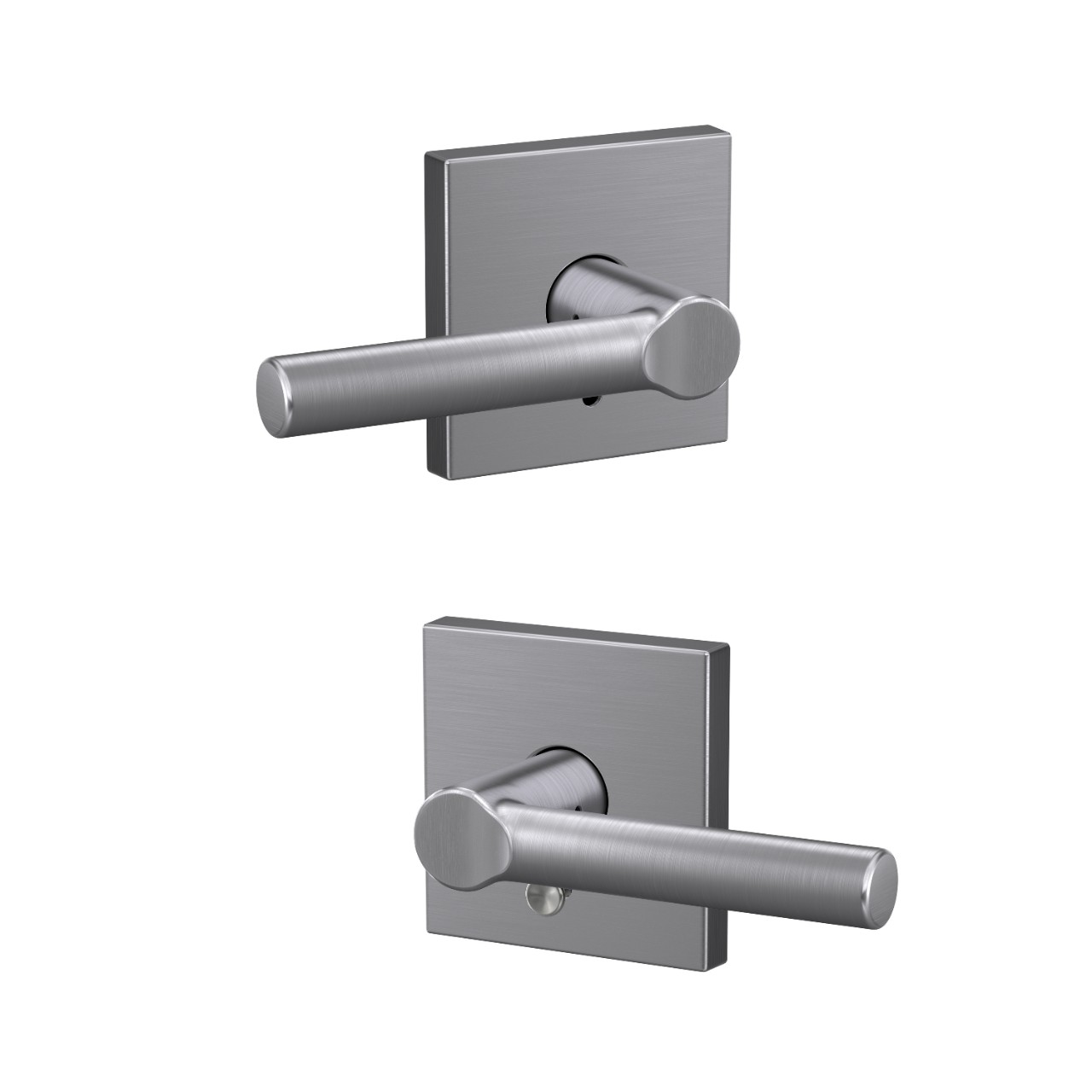Custom Broadway Lever Combined Interior Hall-Closet and Bed-Bath Lock
