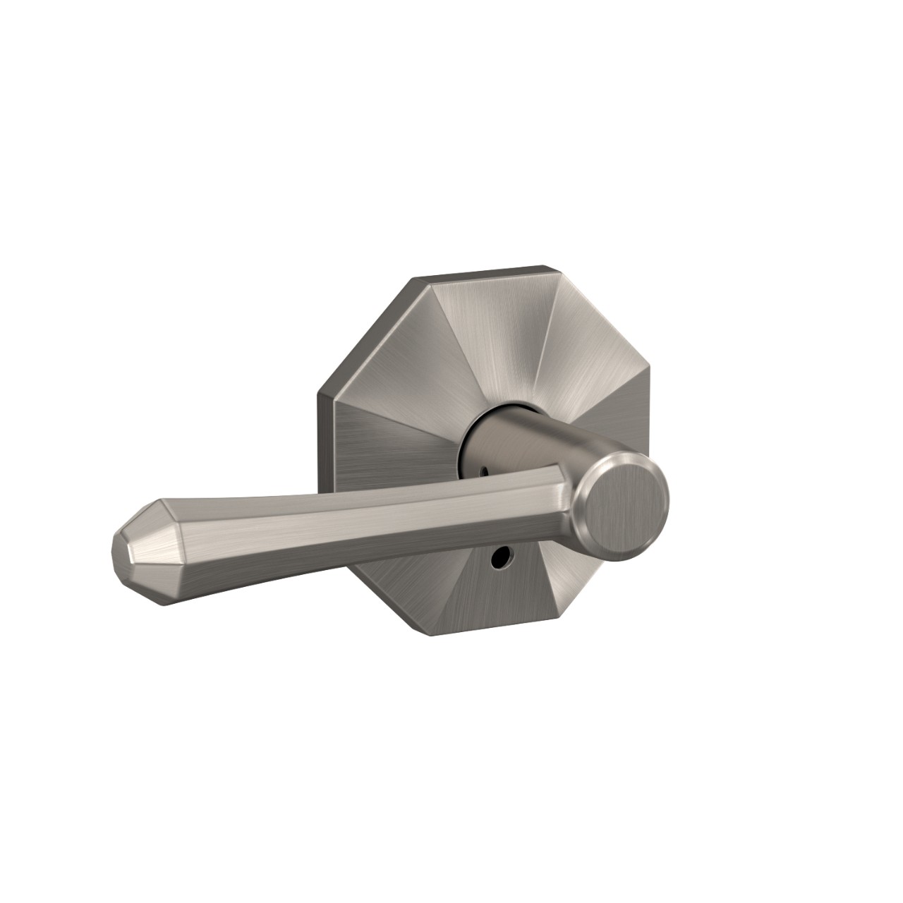 Custom Dempsey Lever Combined Interior Hall-Closet and Bed-Bath Lock