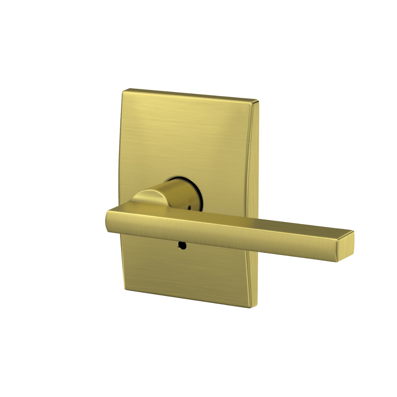 Custom Latitude Lever Combined Interior Hall-Closet and Bed-Bath Lock