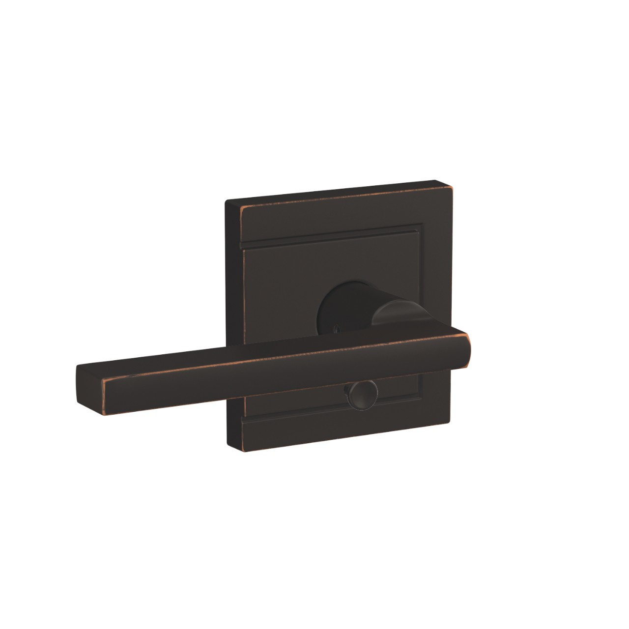 Custom Latitude Lever Combined Interior Hall-Closet and Bed-Bath Lock