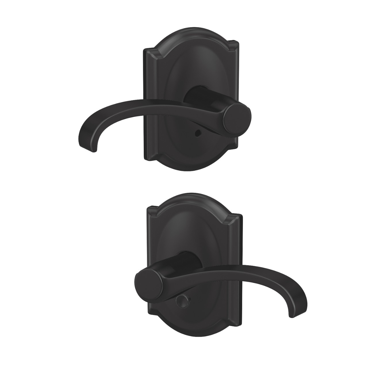 Custom Whitney Lever Combined Interior Hall-Closet and Bed-Bath Lock