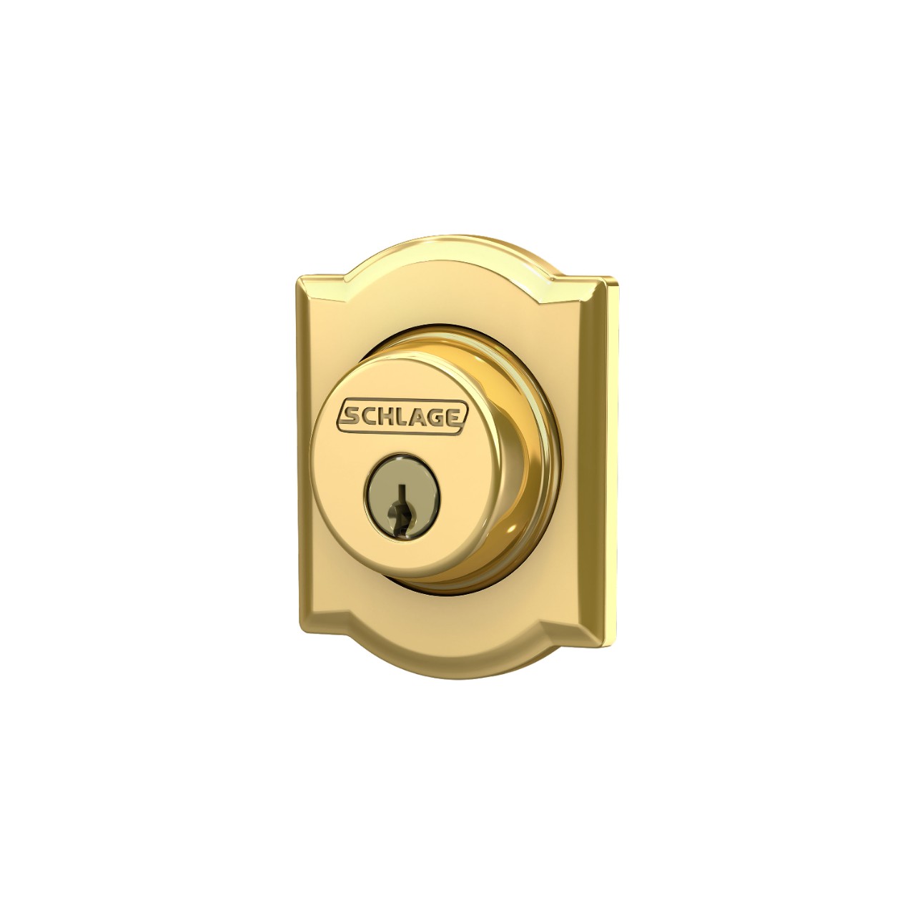 Single Cylinder Deadbolt with Camelot Trim