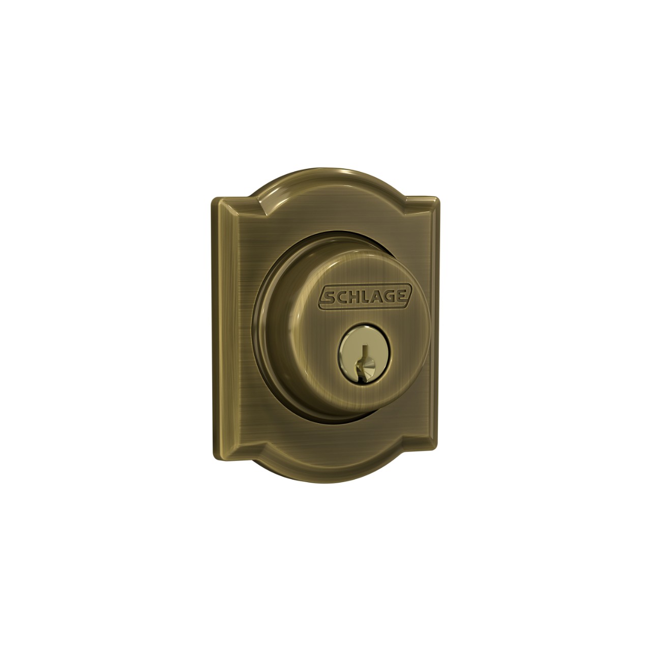 Image for Single Cylinder Deadbolt with Camelot Trim