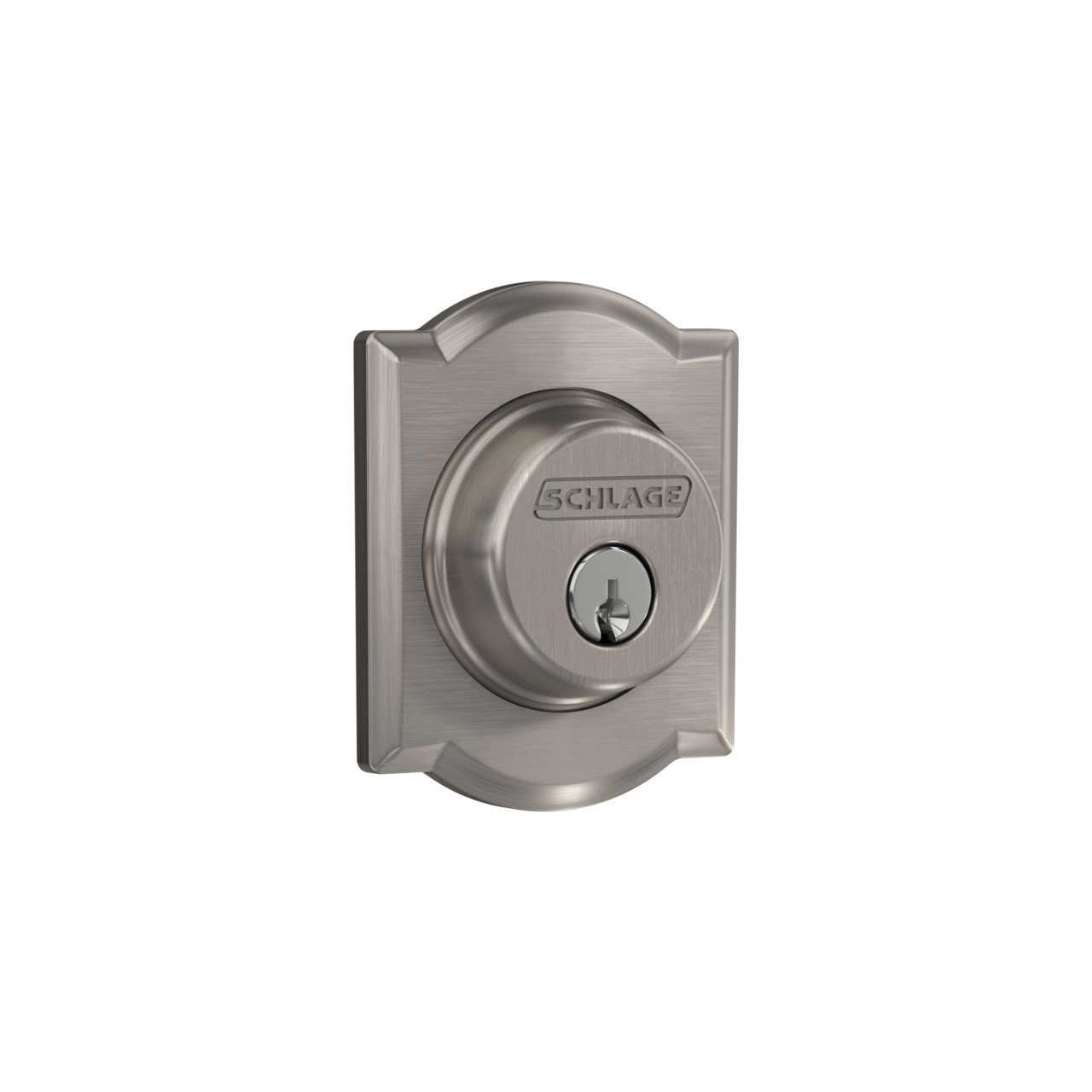 Image for Single Cylinder Deadbolt with Camelot Trim