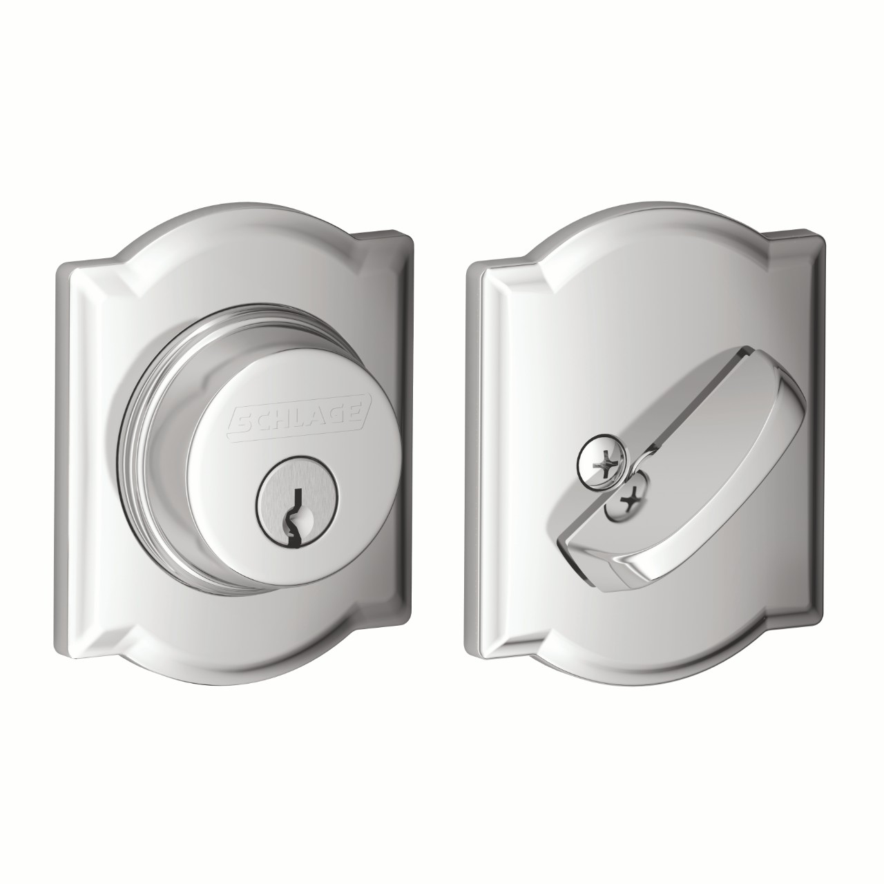Image for Single Cylinder Deadbolt with Camelot Trim