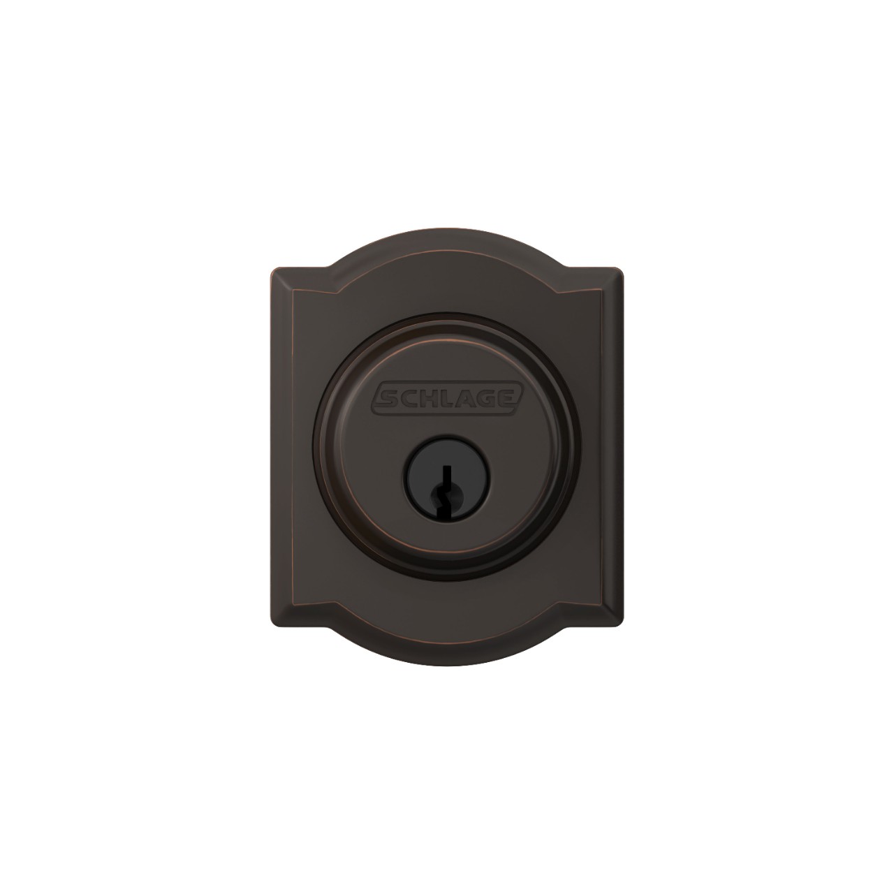 Single Cylinder Deadbolt with Camelot Trim