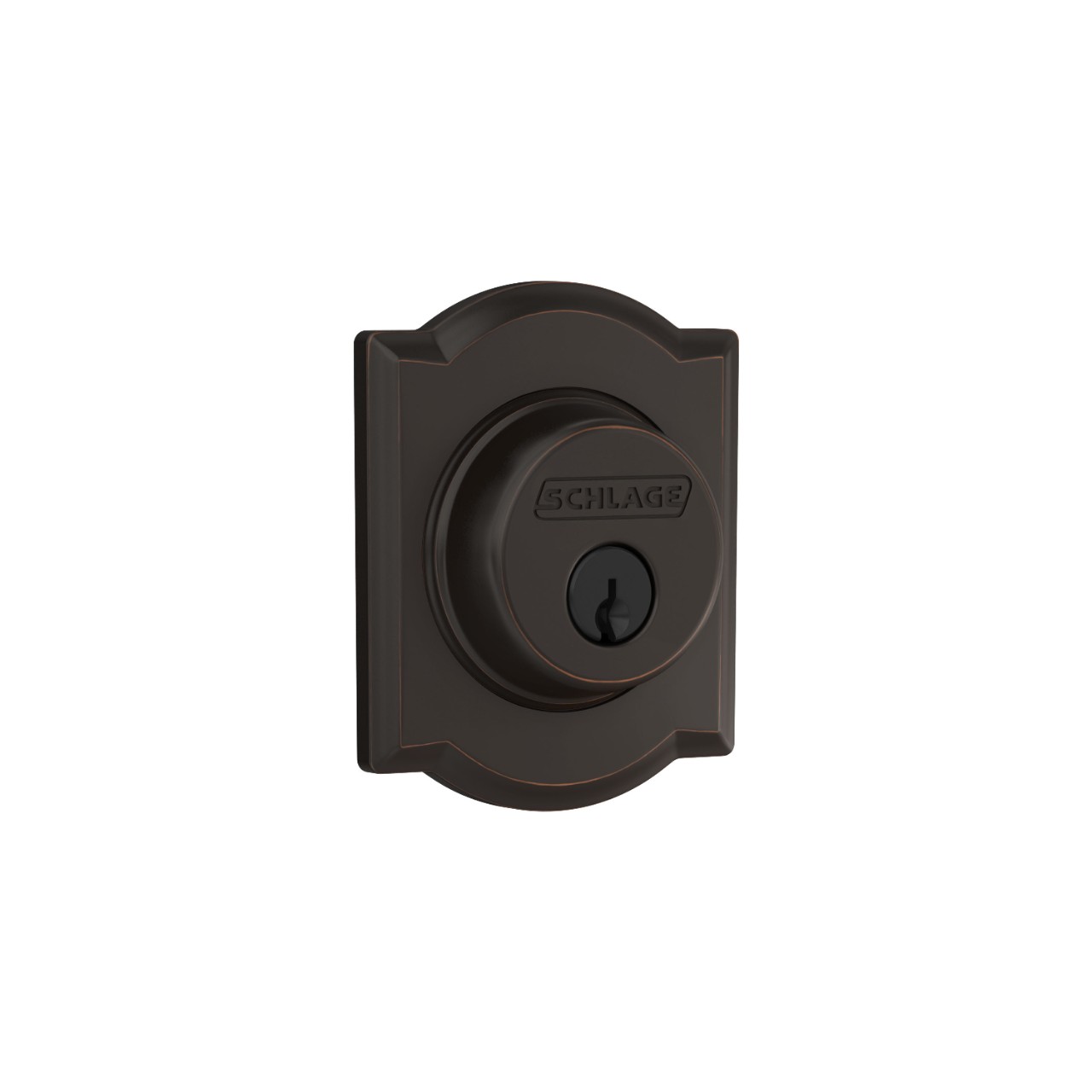 Image for Single Cylinder Deadbolt with Camelot Trim