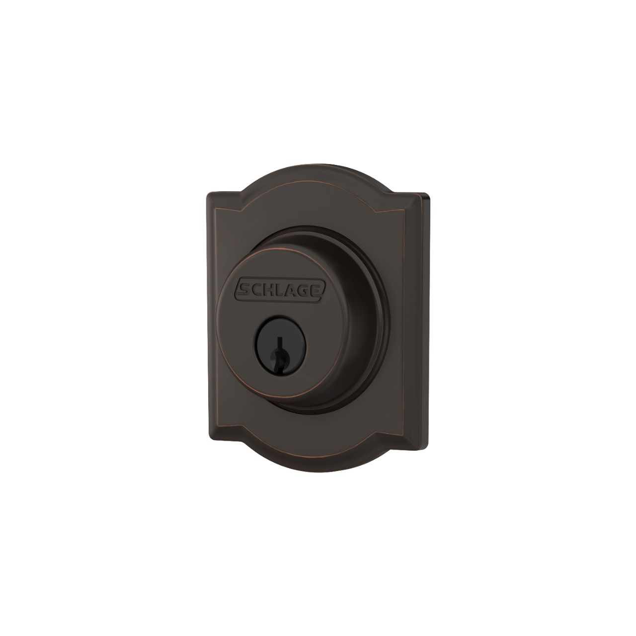 Single Cylinder Deadbolt with Camelot Trim