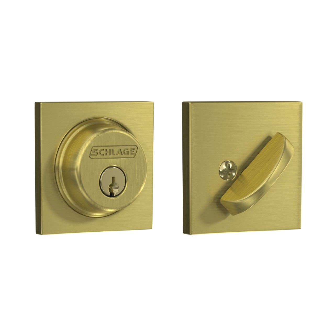 Single Cylinder Deadbolt with Collins Trim