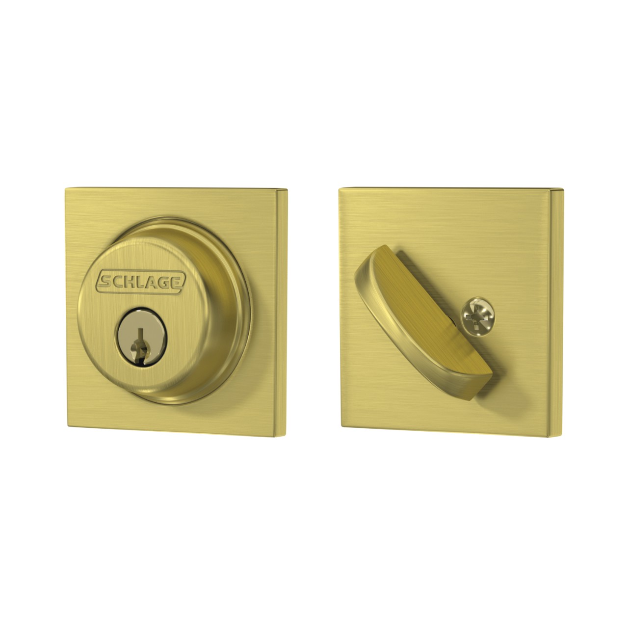Single Cylinder Deadbolt with Collins Trim
