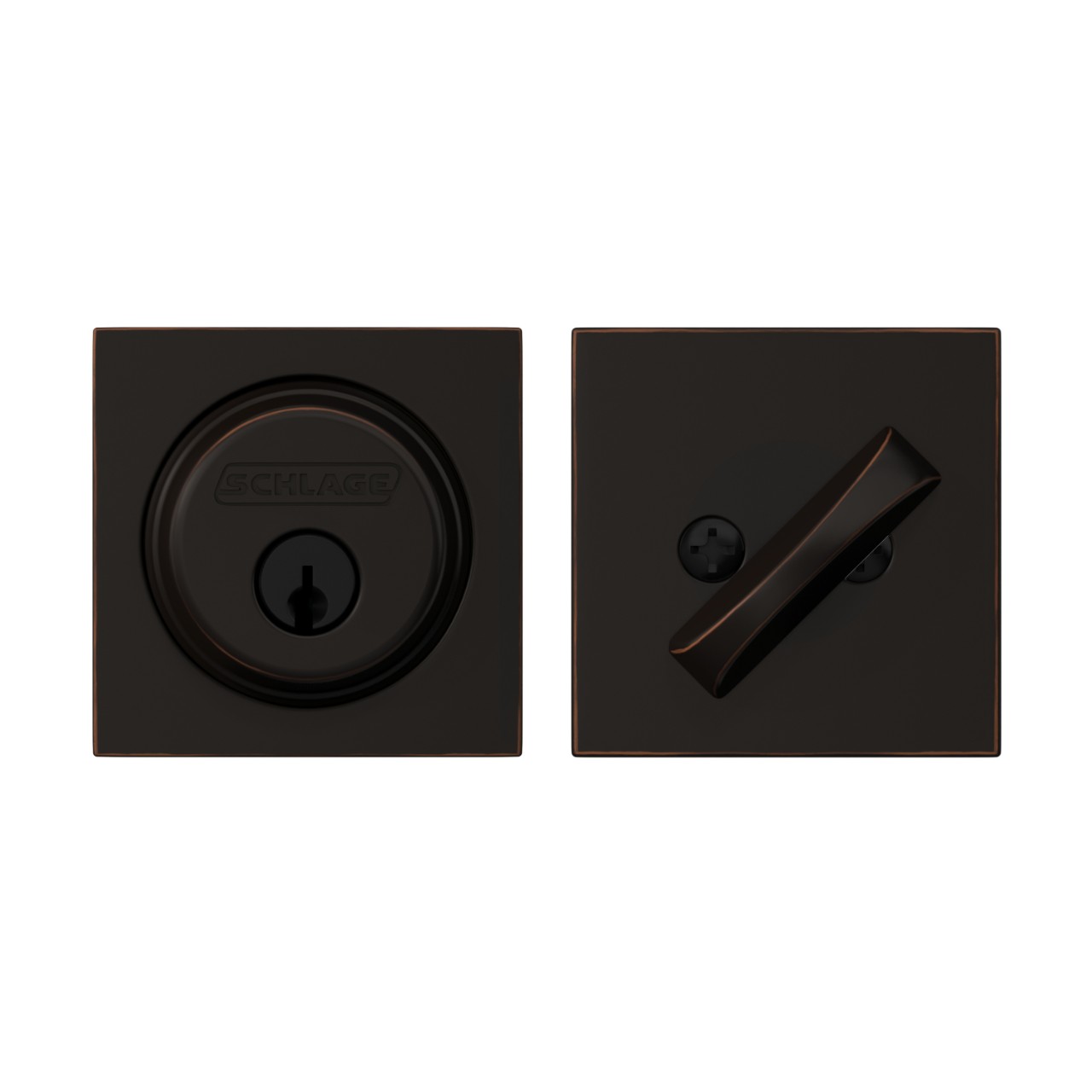 Single Cylinder Deadbolt with Collins Trim