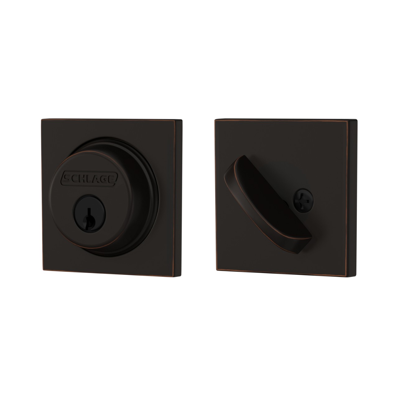 Single Cylinder Deadbolt with Collins Trim