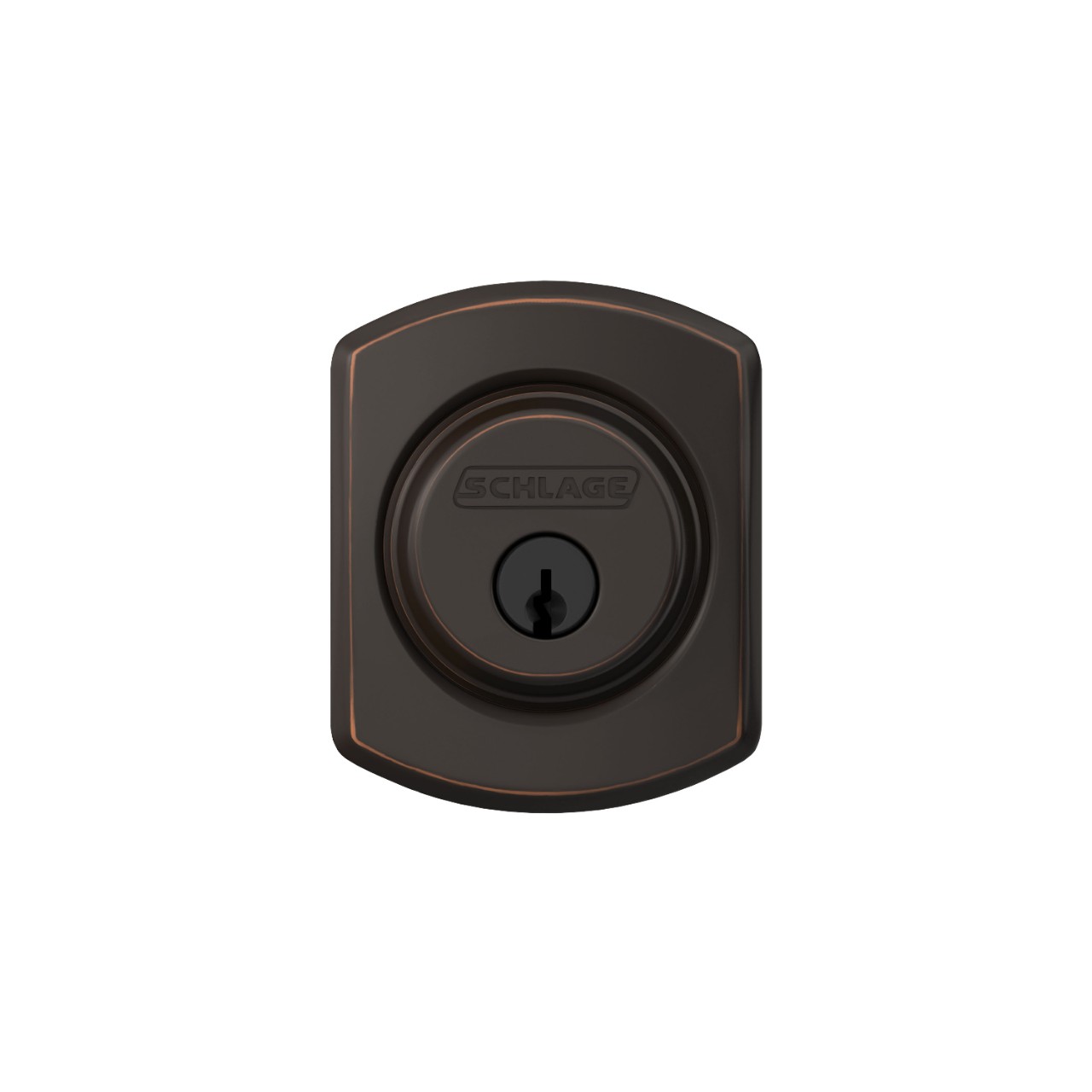 Single Cylinder Deadbolt with Greenwich Trim