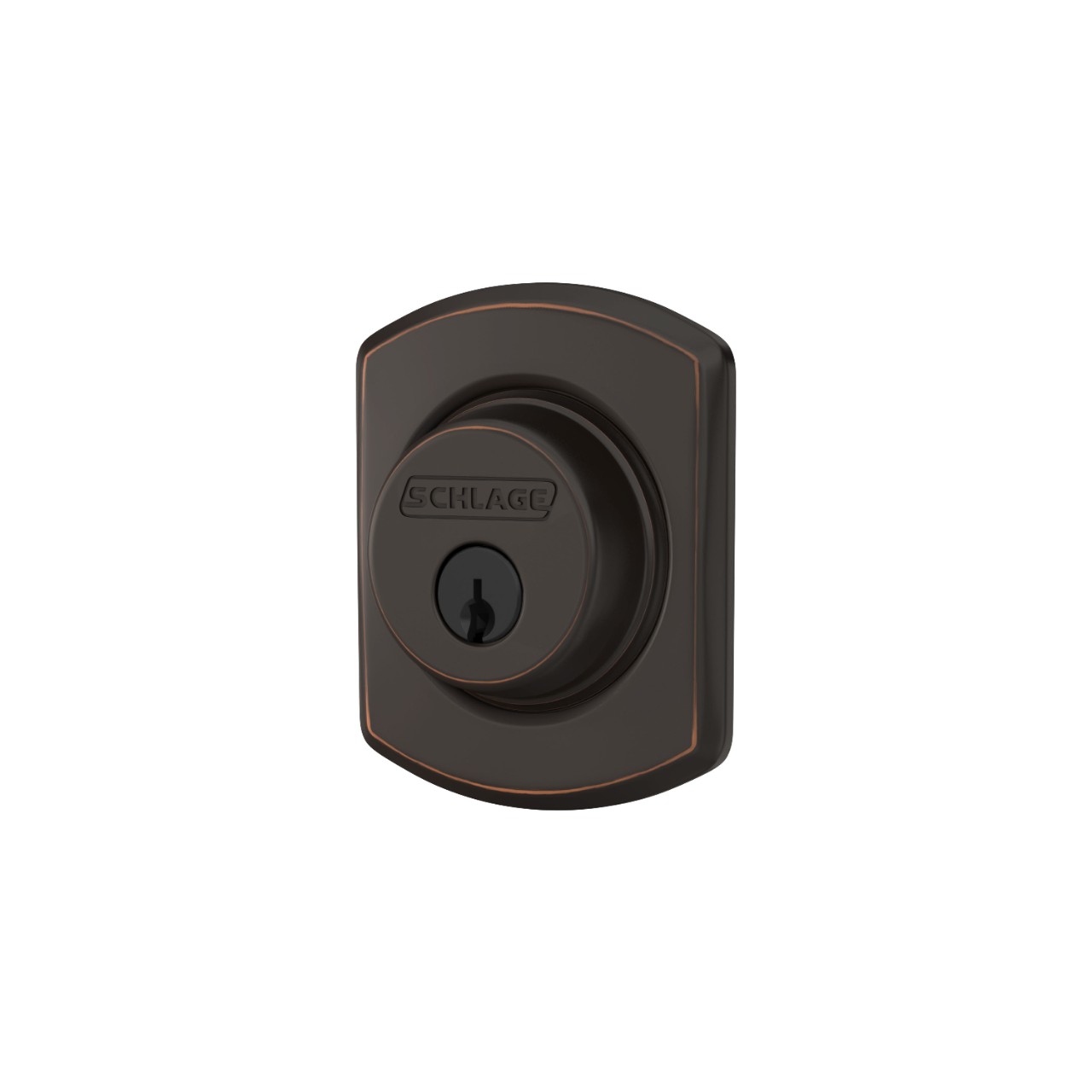 Single Cylinder Deadbolt with Greenwich Trim