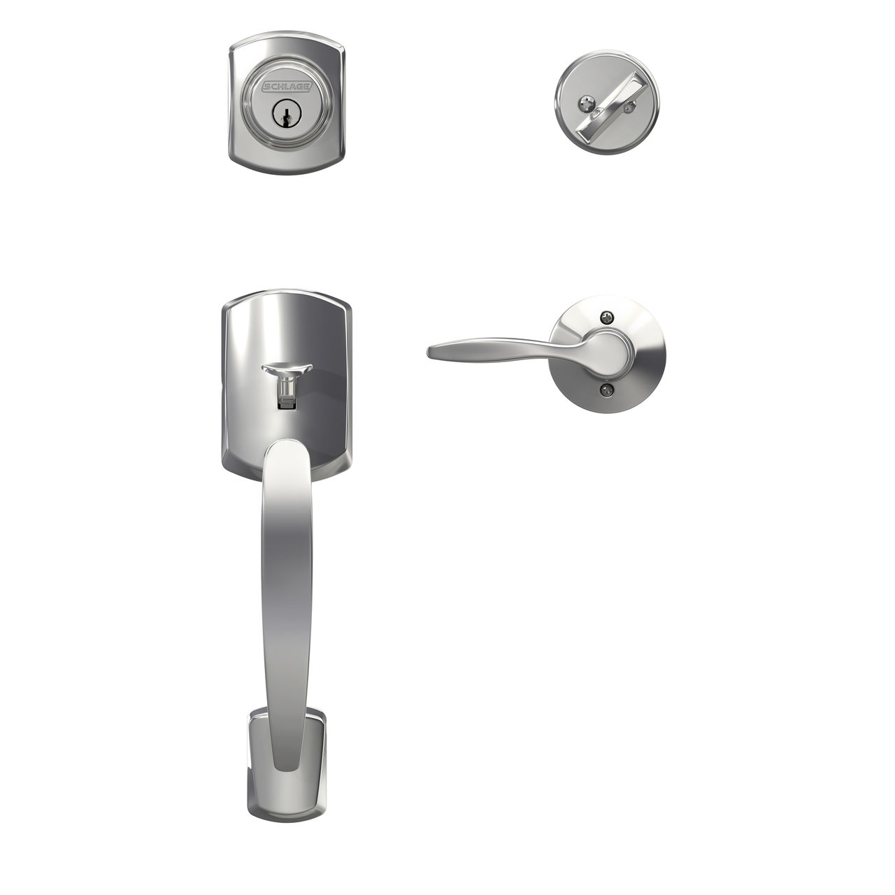 Single Cylinder Handleset and Delfayo Lever