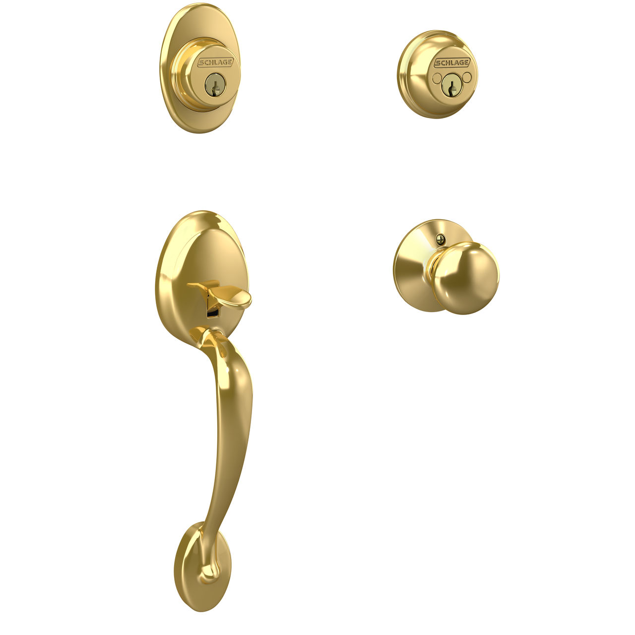 Double Cylinder Handleset and Knob