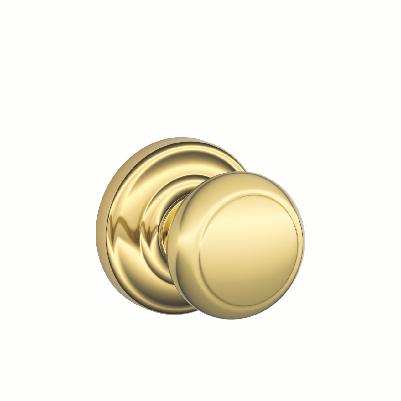 Andover Knob Hall & Closet Lock with Andover Trim