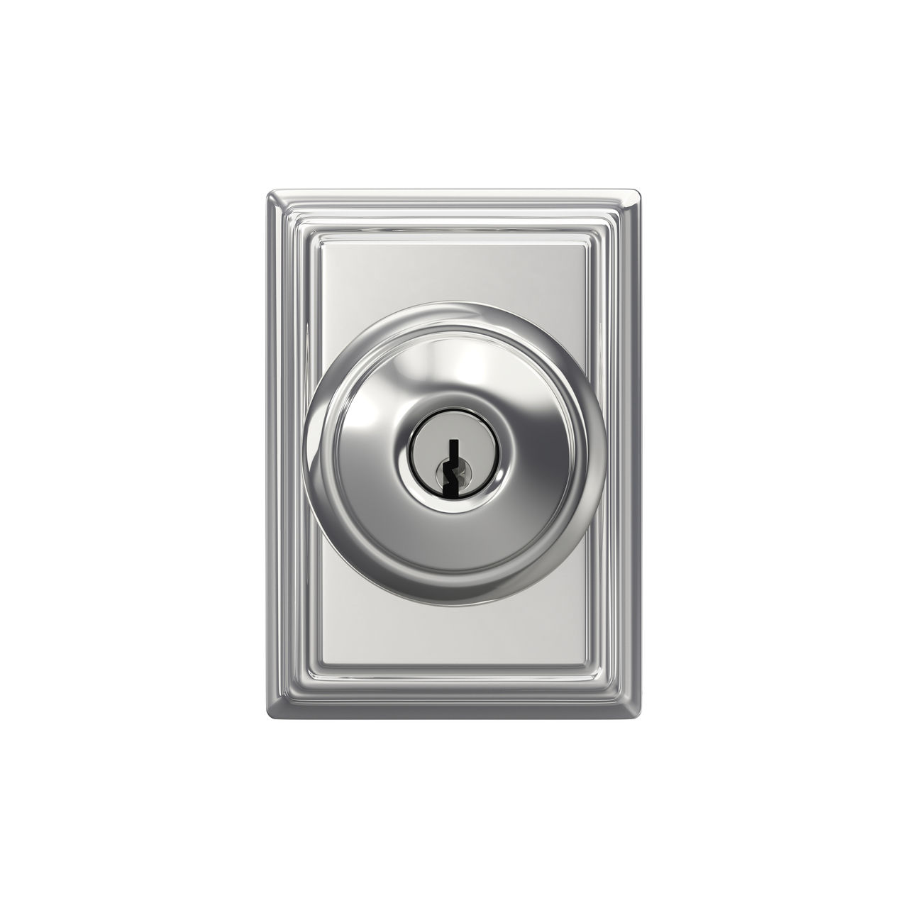 Andover Knob Keyed Entry Lock with Addison Trim