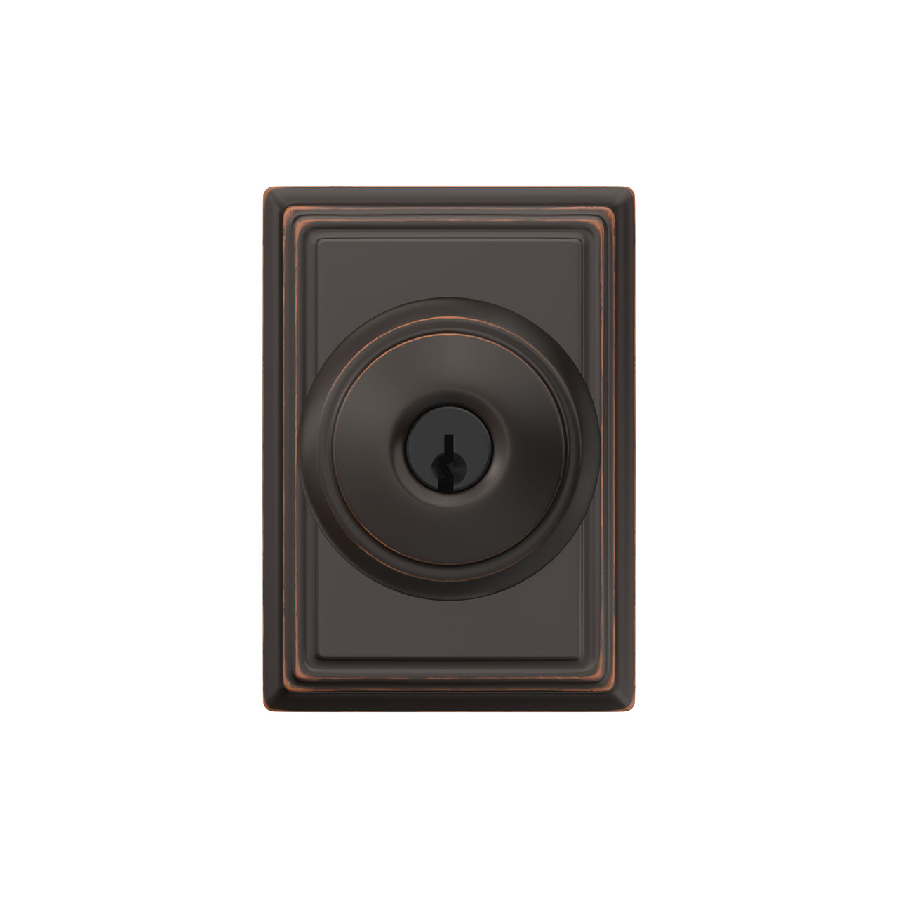 Andover Knob Keyed Entry Lock with Addison Trim