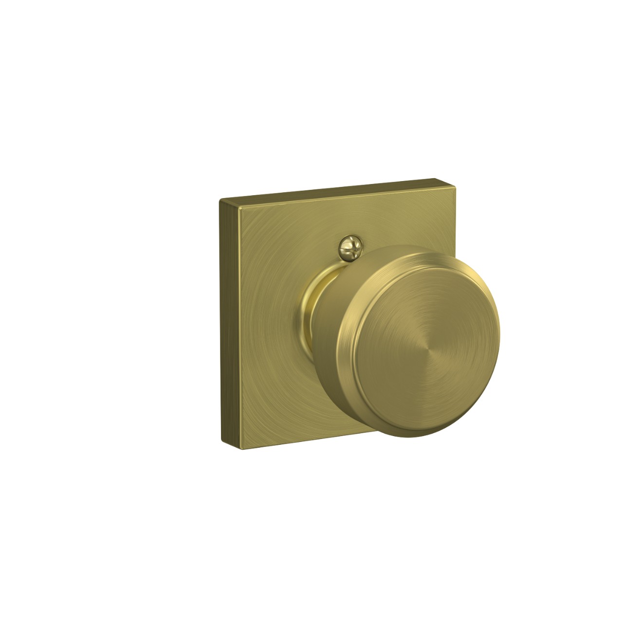 Bowery Knob Hall & Closet Lock with Collins Trim