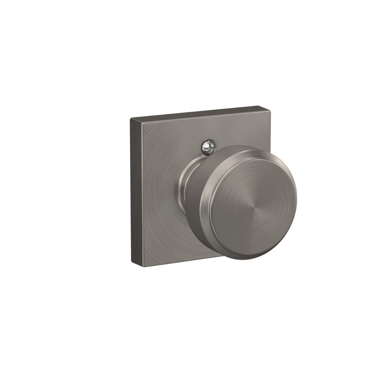 Bowery Knob Hall & Closet Lock with Collins Trim