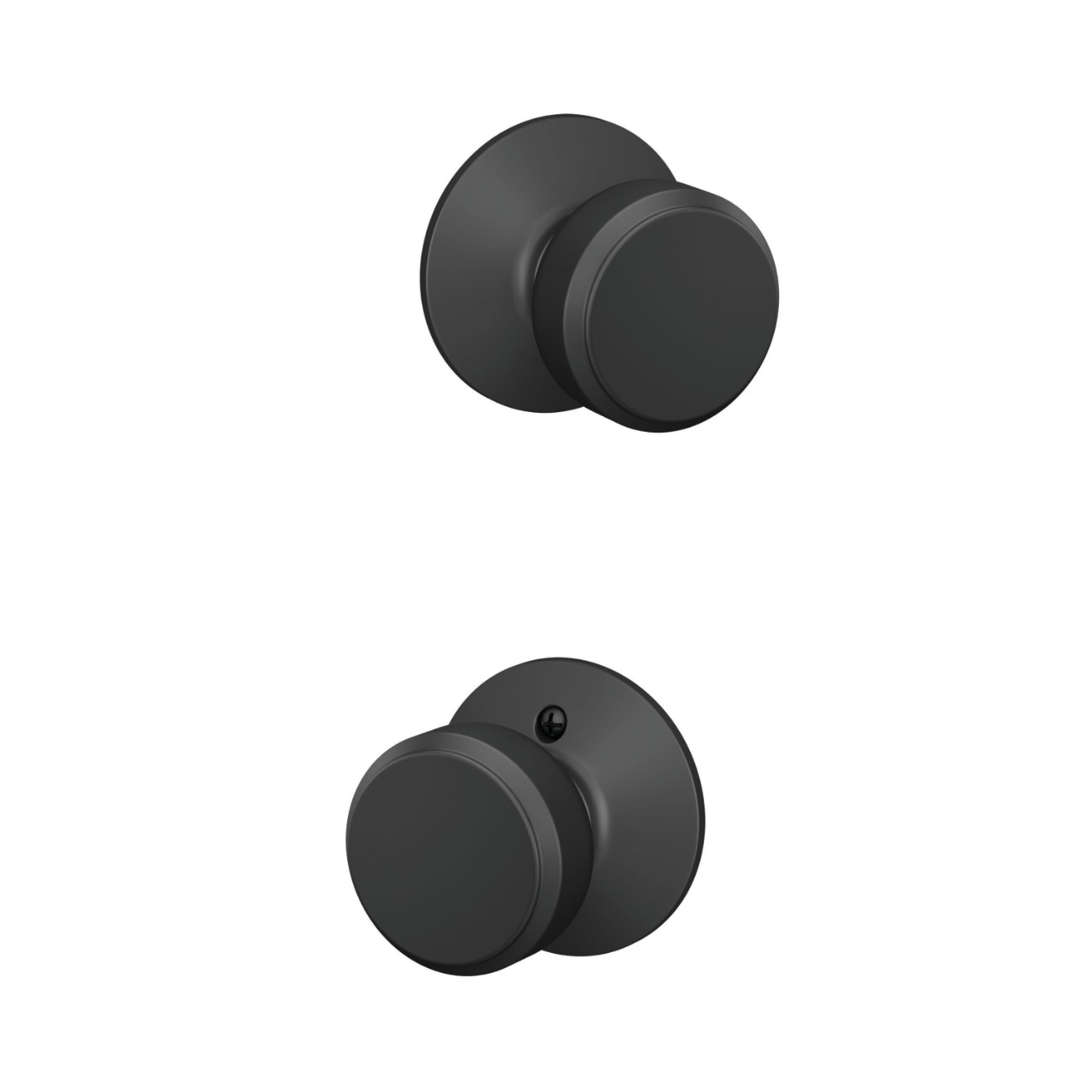 Bowery Knob Hall & Closet Lock with Plymouth Trim