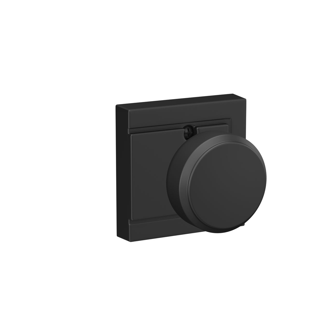 Bowery Knob Hall & Closet Lock with Upland Trim
