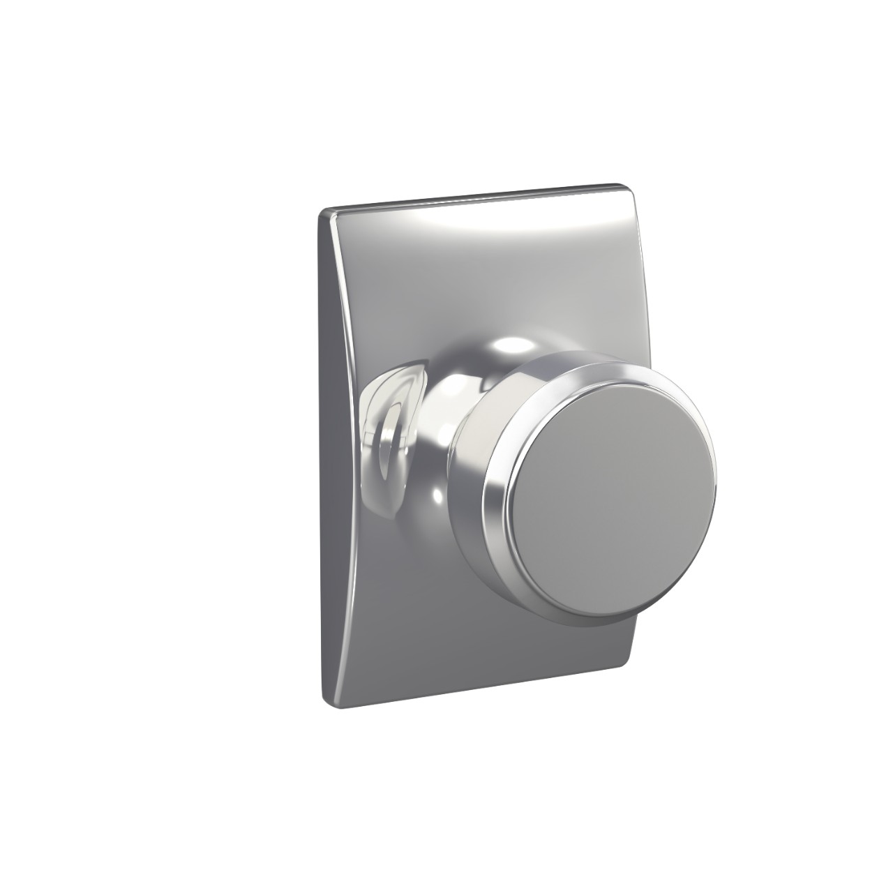 Bowery Knob Hall & Closet Lock with Century Trim