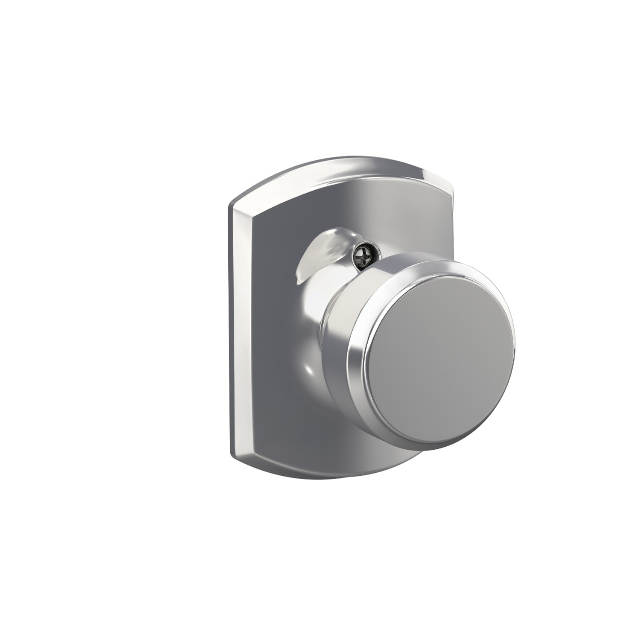 Bowery Knob Hall & Closet Lock with Greenwich Trim