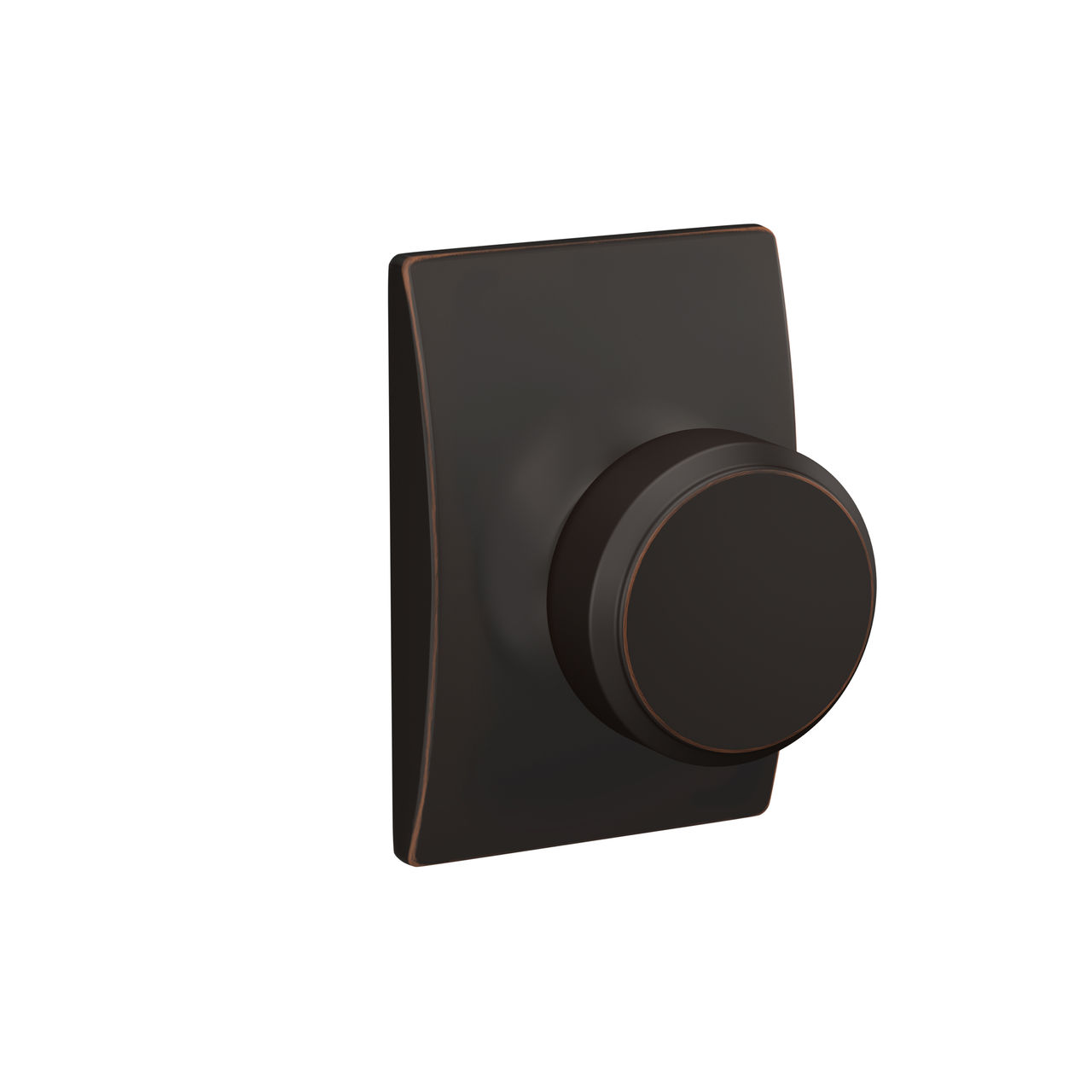Bowery Knob Hall & Closet Lock with Century Trim