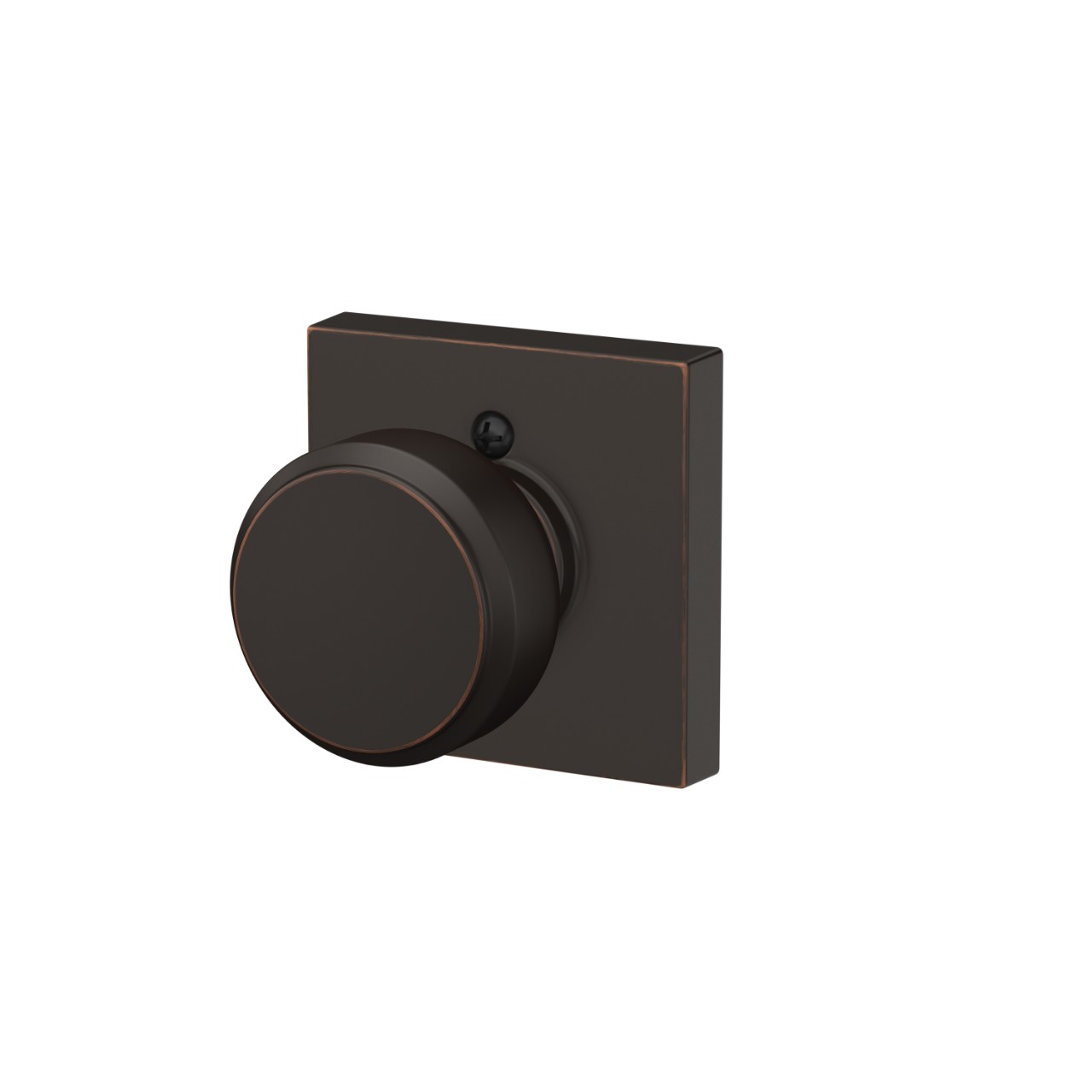 Bowery Knob Hall & Closet Lock with Collins Trim