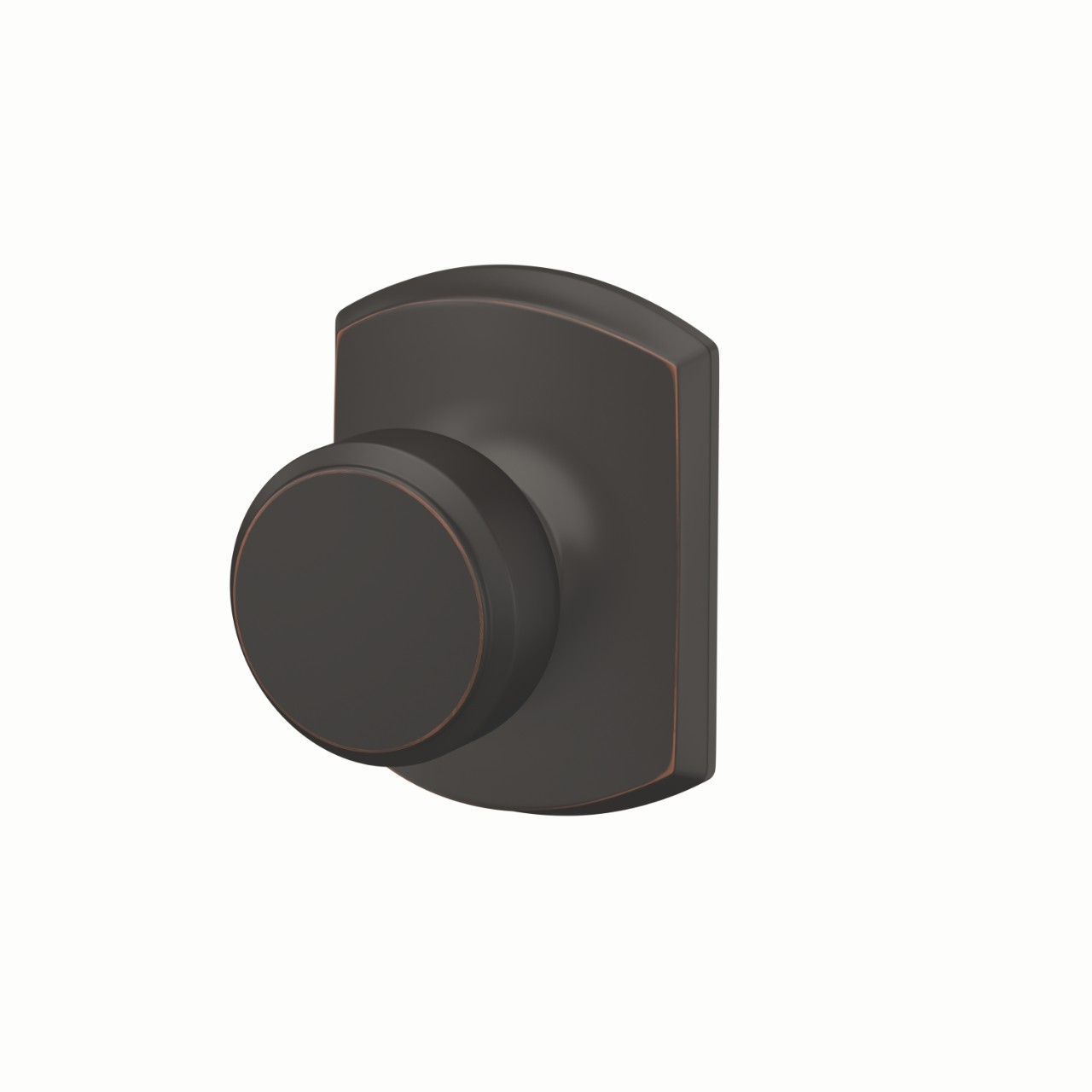 Bowery Knob Hall & Closet Lock with Greenwich Trim