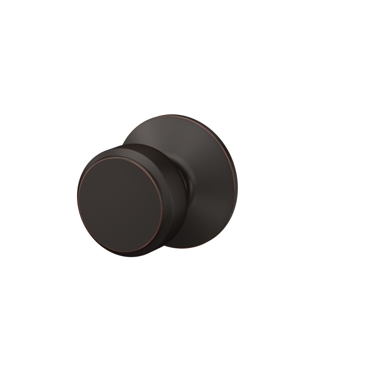 Bowery Knob Hall & Closet Lock with Plymouth Trim