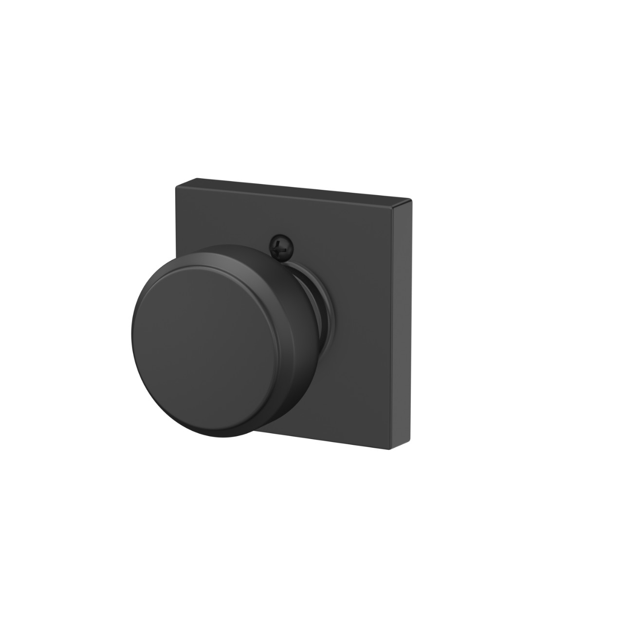 Bowery Non-Turning (Dummy) Door Knob with Collins Trim
