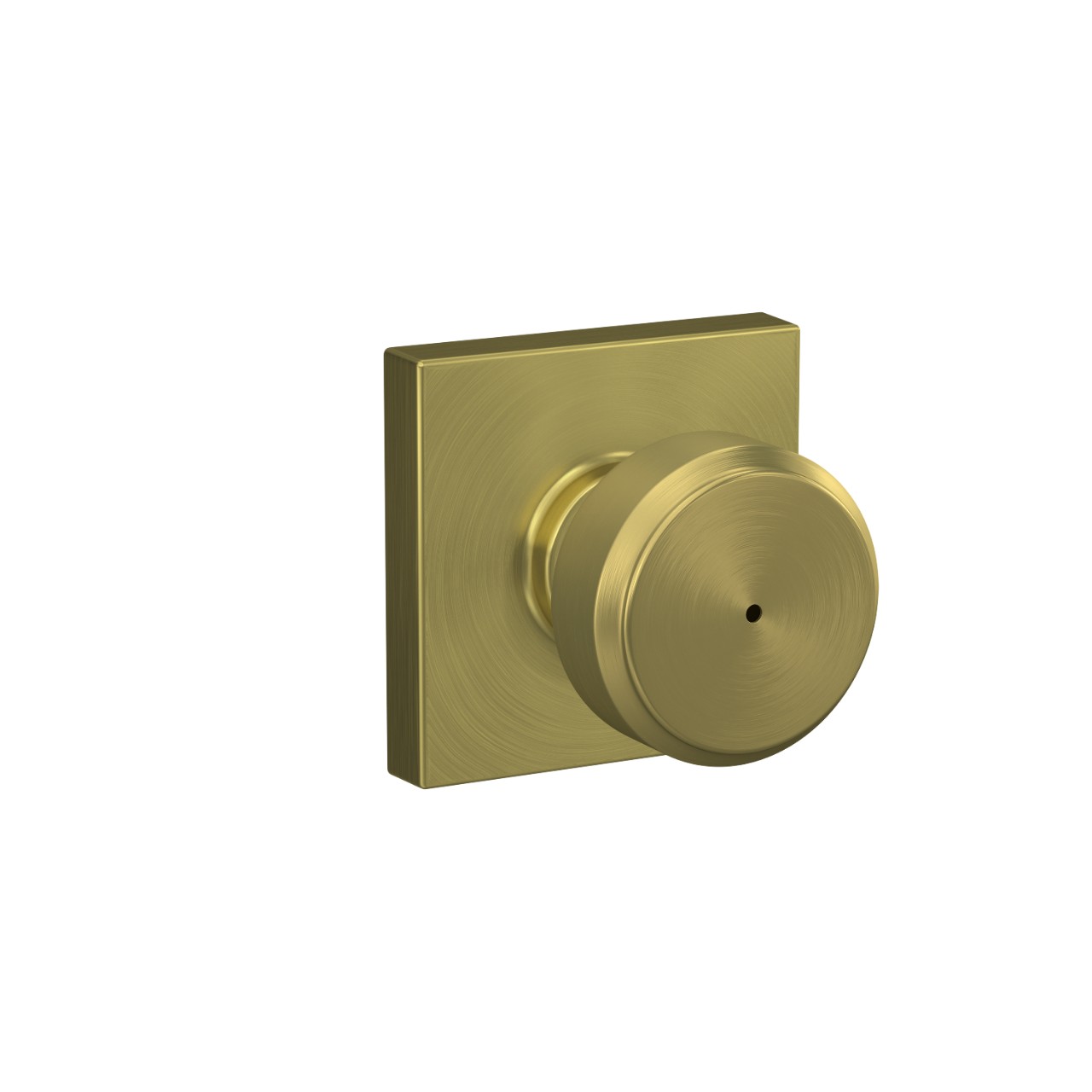Bowery Knob Bed & Bath Lock with Collins Trim