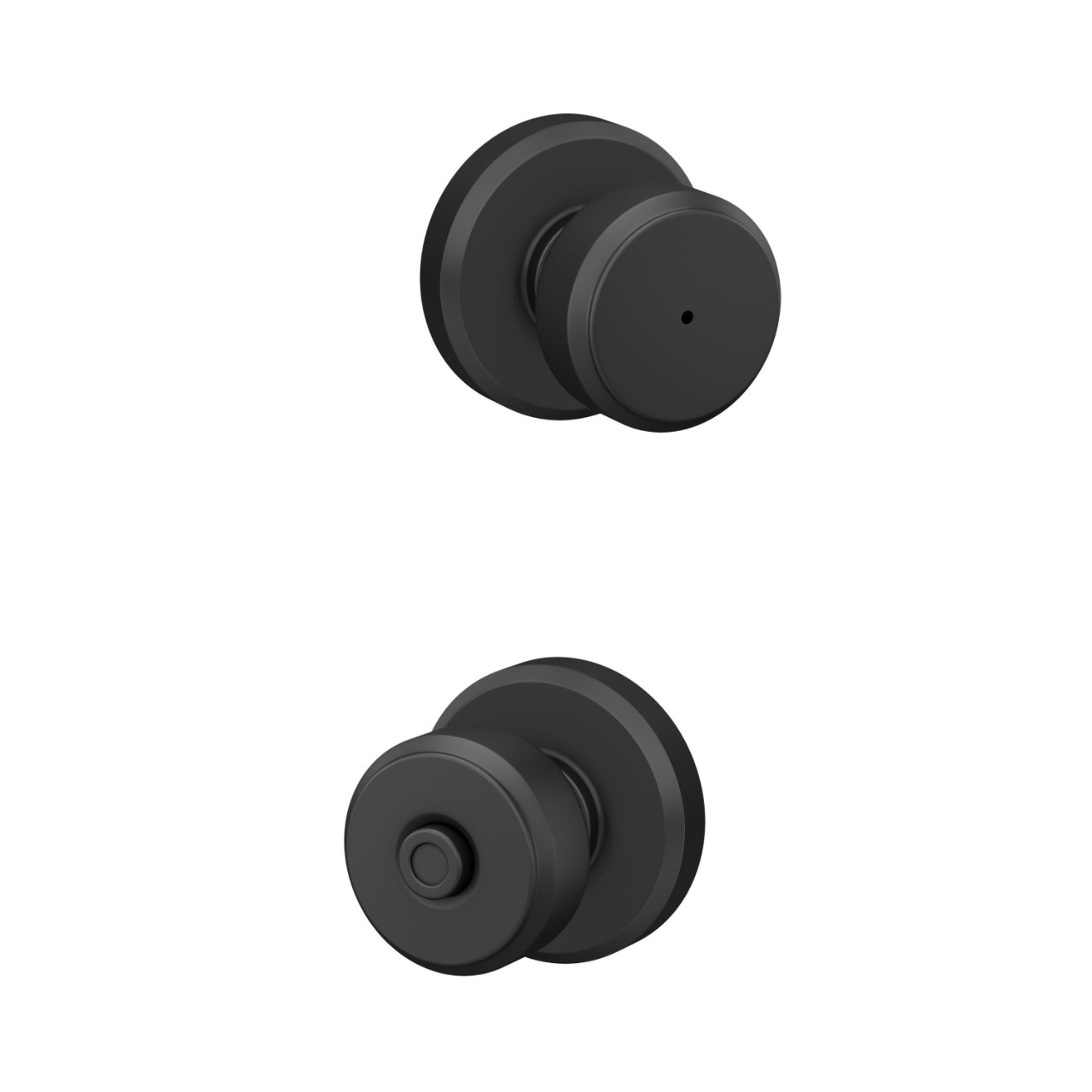 Bowery Knob Bed & Bath Lock with Greyson Trim