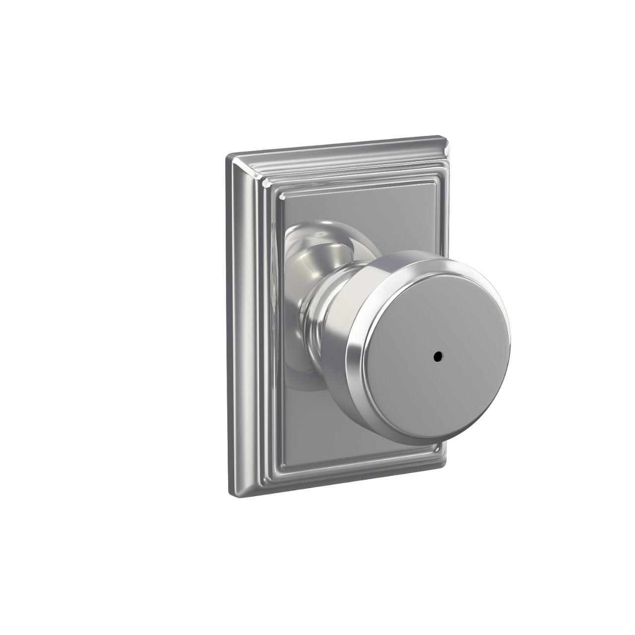 Bowery Knob Bed & Bath Lock with Addison Trim