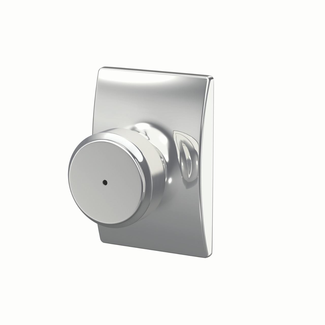 Bowery Knob Bed & Bath Lock with Century Trim