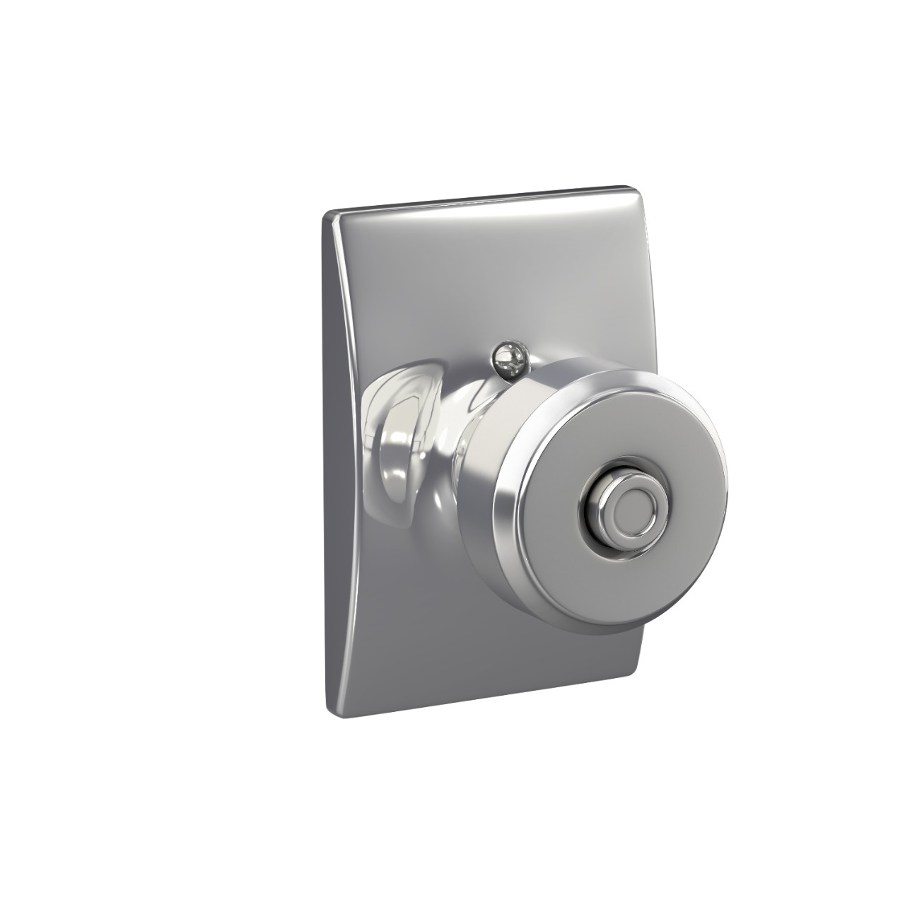 Bowery Knob Bed & Bath Lock with Century Trim