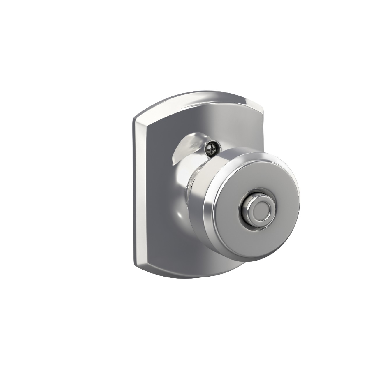 Bowery Knob Bed & Bath Lock with Greenwich Trim