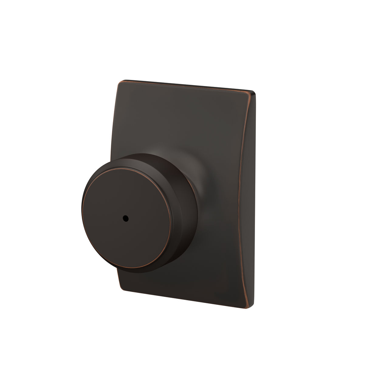 Bowery Knob Bed & Bath Lock with Century Trim