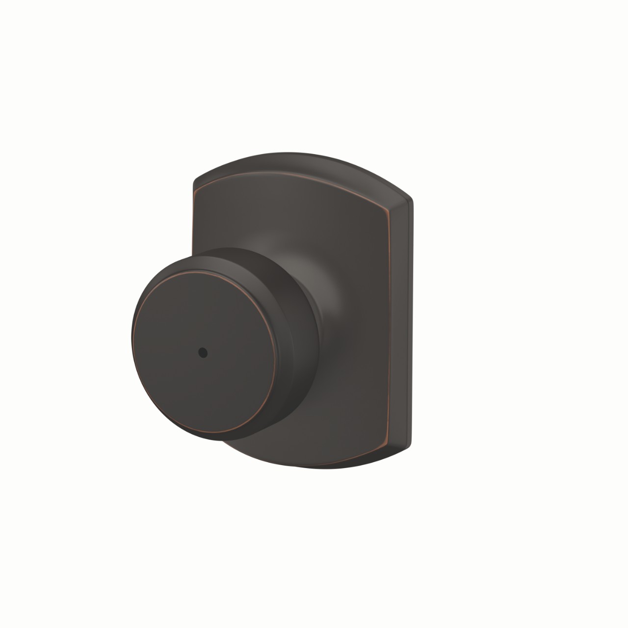 Bowery Knob Bed & Bath Lock with Greenwich Trim