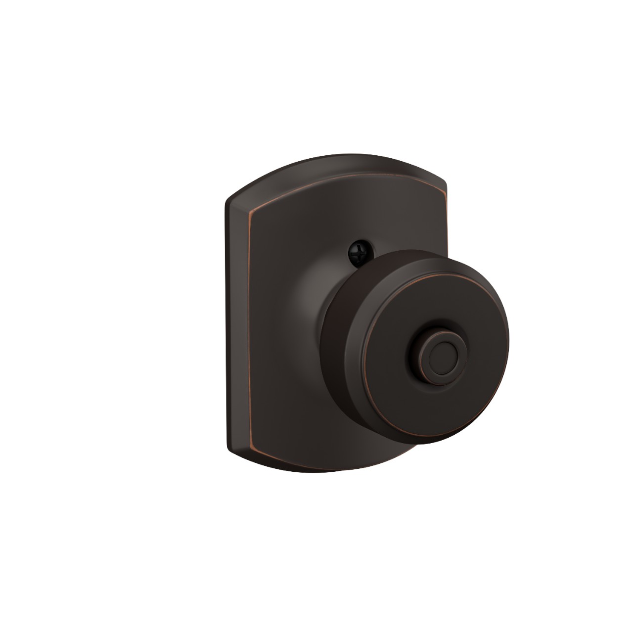 Bowery Knob Bed & Bath Lock with Greenwich Trim