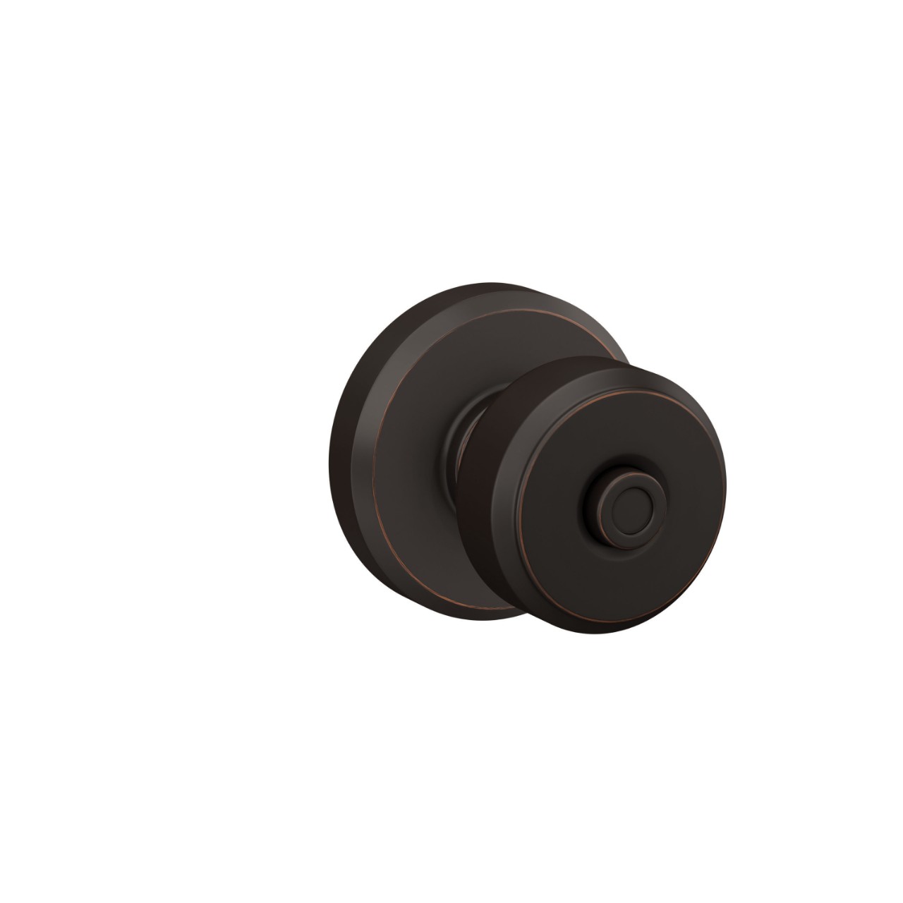 Bowery Knob Bed & Bath Lock with Greyson Trim