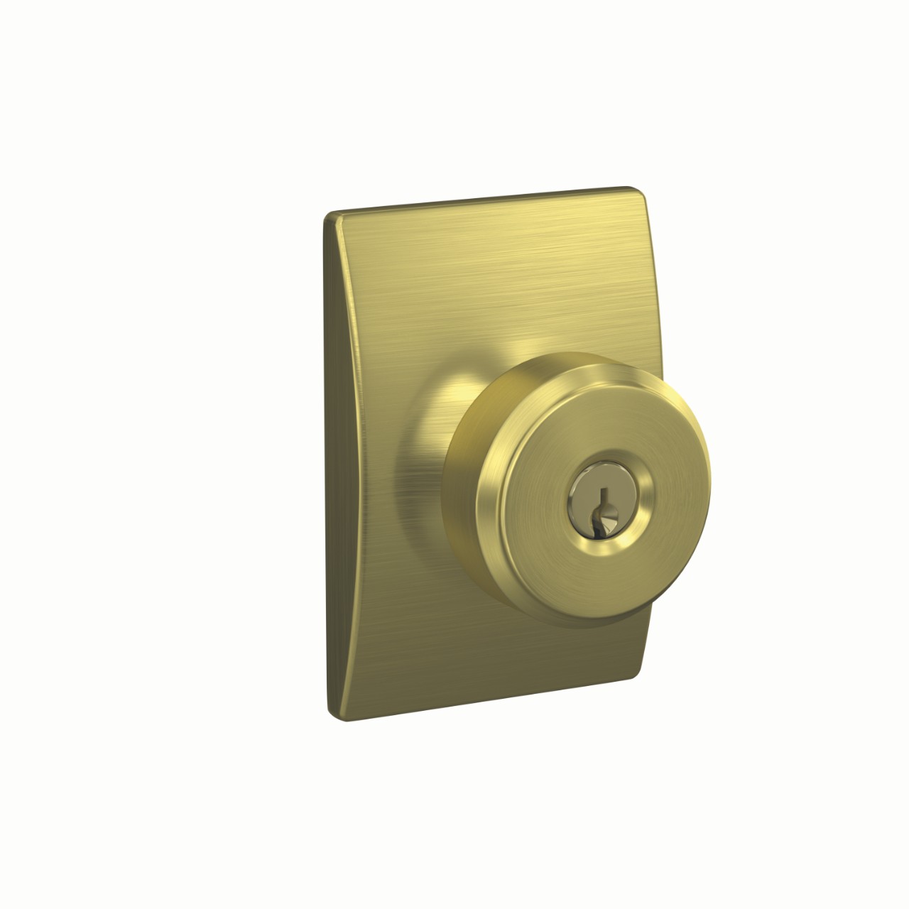 Bowery Knob Keyed Entry Lock with Century Trim